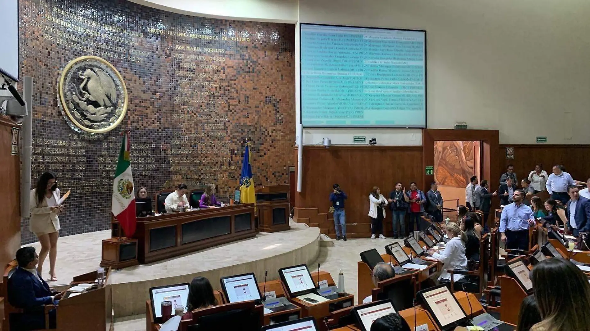 Sesión Congreso de Jalisco